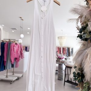 Baylor Cover Up Dress - White