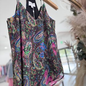 Joal Blouse - Green/Pink